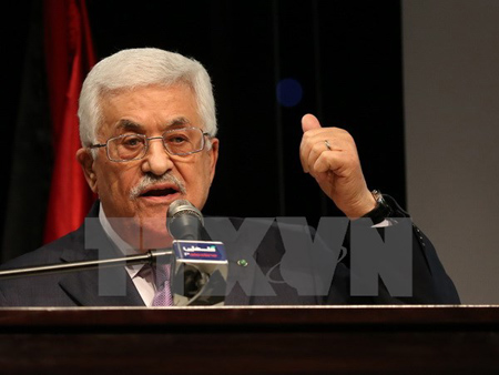 Tổng thống Palestine Mahmoud Abbas.